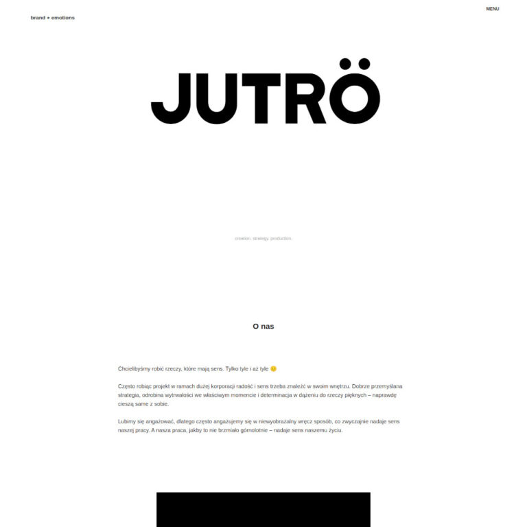 Agencja reklamowa JUTRO