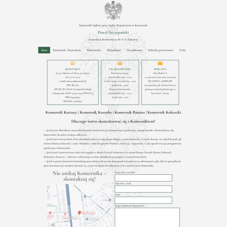 Komornik Sądowy Paweł Szczepański